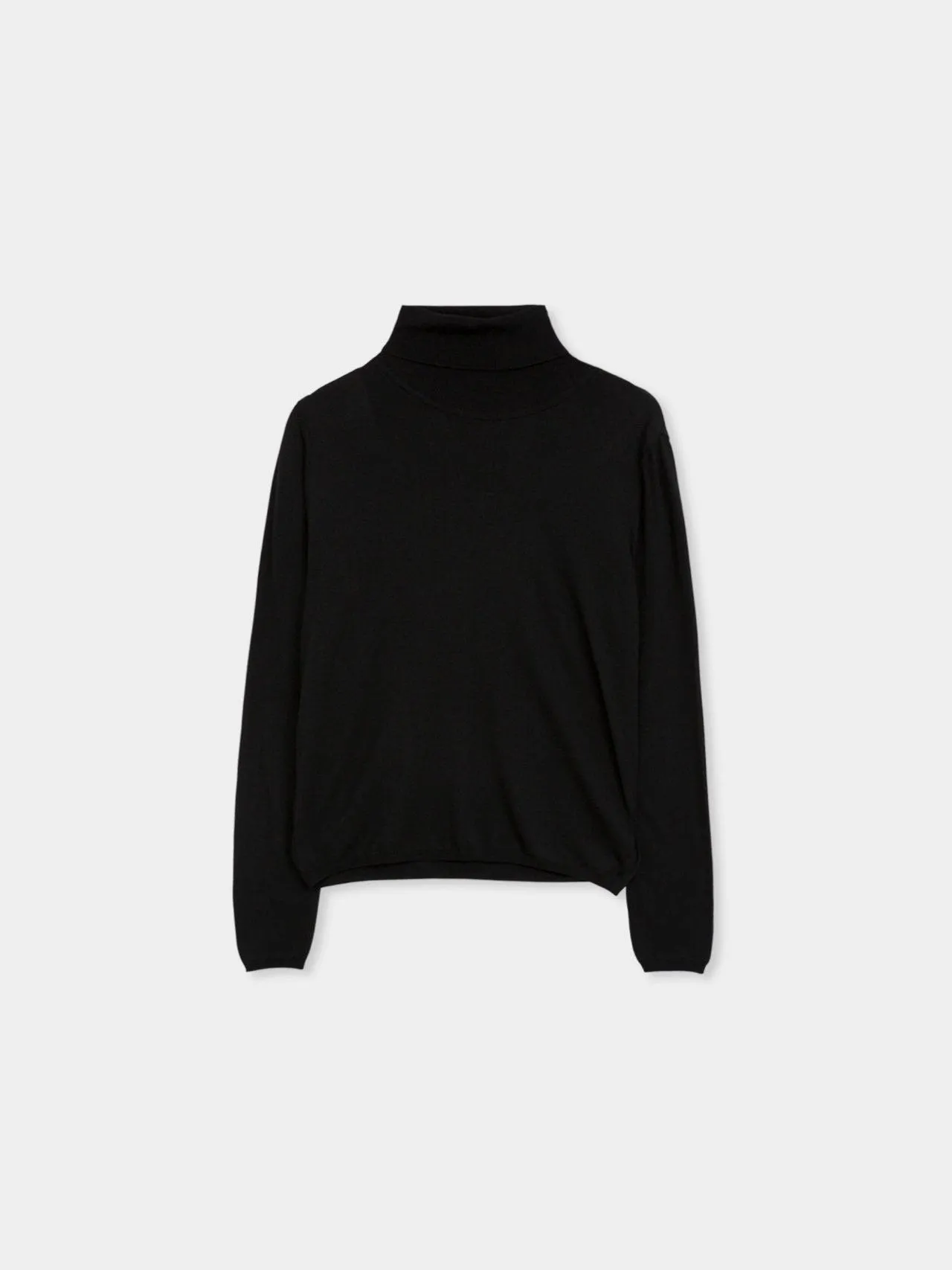 WOOL CASHMERE STAPLE TURTLENECK KNIT